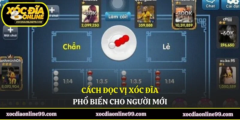 Cách đọc vị xóc đĩa phổ biến cho người mới