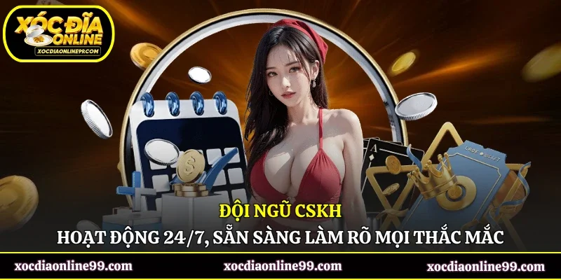 Đội ngũ CSKH hoạt động 24/7, sẵn sàng làm rõ mọi thắc mắc