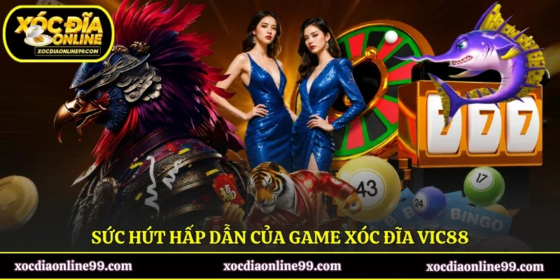 Sức hút hấp dẫn của game xóc đĩa VIC88